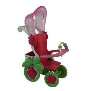 Playmates Toys 2008 Strawberry Shortcake Berry‎ Lil' Babies Pink Stroller